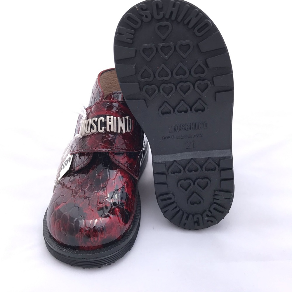 Moschino children’s shoes